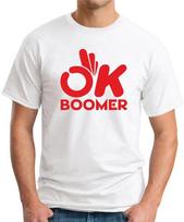 OK BOOMER T-SHIRT > Funny Slogan Novelty Mens Millennial Gift Geeky Generation 6 XL