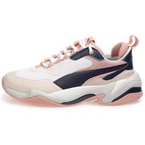 PUMA Lama Jouni X Thunder Rive Gauche Dress Blues Peach Beige Womens 369453-02 35.5 rožinė/juoda