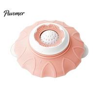 Soft Rubber Pet Feeder Lick Bowl, Slow Bowl with Rotating Ball, Suction Cup Calming Non-slip Dog for Dogs Cats Interactive Feeding Toy rožinė