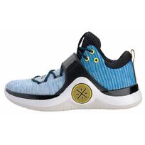 Li Ning Way Of Wade 6 Horizon Non slip Lightweight Low top Basketball Shoes Mens White Blue ABAM089-30 46 balta