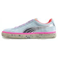 PUMA Sophia Webster X Suede Candy Princess Light Blue Pink Black Womens 366133-01 37.5 raudona