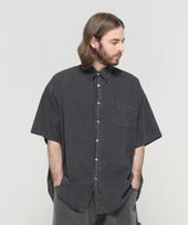 Cargo Bros Cb Pigment Short Sleeve Shirt (Charcoal) Free