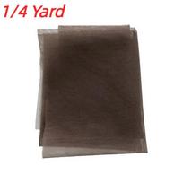 Ventilating Wig Cap Front Lace For Wig Making Swiss Lace Wig Base Wig Accessories Hair Net light brown&1/4 Yard