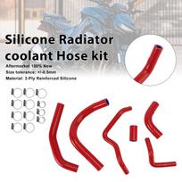 Silicone Radiator coolant Hose kit For Kawasaki Z1000 Z1000SX Z1100 Red