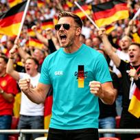 Unisex German Soccer Fan Top for Day Support XXL
