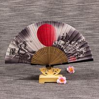 Wedding Party Photo Prop Tool Gift Dance Fan Fan Crafts Handle Hand Fan Folding Fan Home Decoration A