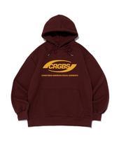 Cargo Bros Over Box Logo Oversized Hoodie (Burgundy) L