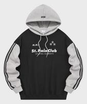 Saint Pain Sp M.M.C Star Color Block Hoodie Black Black/M
