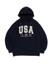 Cargo Bros For Woman American Logo Hoodie (Navy) M