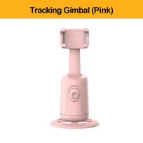 New Smart shooting selfie stick 360-degree follow-up Tracking gimbal stabilizer phone holder Stand For Tiktok live photography rožinė