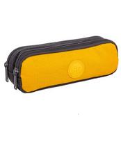 Penalas 2 skyrių su užtrauktuku COOLPACK CLIO , geltonos/pilkos sp.