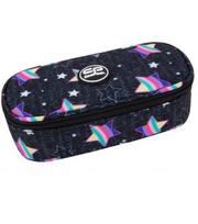 Penalas COOLPACK CAMPUS RAINBOW NIGHT 23x10x6 cm, margas, juodos spalvos