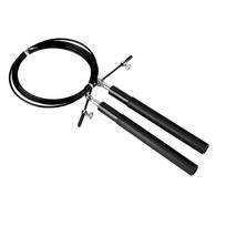Aluminium Alloy Handle Speed Jump Skipping Rope Sports Training Equipment(Black)