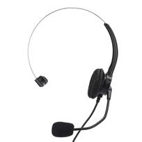 Telephone Monaural Headset Landline Phone Headphone with Microphone for Home Use