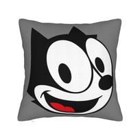 Decorative Pillowcase Felix The Cat Cartoon Product Home  Pillow Case Cover Square Multiple Sizes 12x12Inch