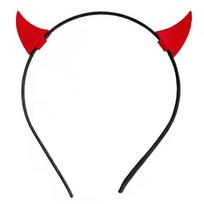 Cartoon Animal Cool Devil Headband Feather Hair Hoop Stage Hairbands