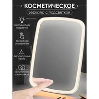 Xiaomi kosmetinis stalo veidrodėlis su LED pašvietimu makiažui/jutiklis Option1