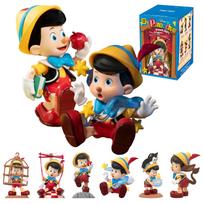TOP ŽAISLAS Disney serija Gachapon aklas dėžutės personažas Plastikinis modelis Premium minkšto vinilo žaislas Gimtadienio dovana Pinokis Disney personažas Kolekcionuojamas „Pinokio“