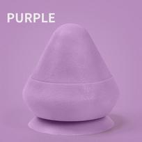 Adsorption Fascia Ball Massage Cone for Plantar Lumbar Back Shoulder Neck Whole Body Meridian Points Silicone Therapy violetinė