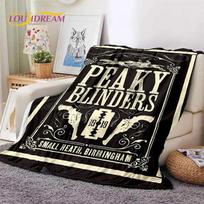 3D P-Peaky Blinders Tommy Shelby Soft Flannel Blanket for Beds Bedroom Sofa Picnic,Throw Blanket for Cover Outdoors Leisure Gift 100x150cm( 39x59in )