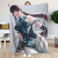 Stellar Blade Eve Flannel printed blanket suitable for all seasons suitable for living room office sofa and travel 180x250CM 75x100cm