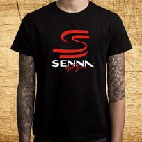 Ayrton Senna Black T-Shirt Size S-5XL Unisex T-Shirt XXXXL
