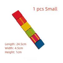 Infinite Flip Folding Wooden Snake Wooden Jacobs Ladder Toys Jacobs Ladder Fidget Classic Toy for Kids Kindergarten Puzzle Toys OneSize