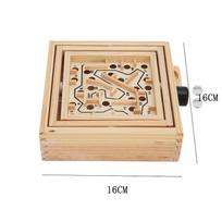 Labyrinth Game Wooden Maze Puzzle Adult Kids IQ Toys Educación Montessori Hand Eye Coordination Juegos De Ingenio