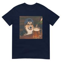 Corgi Drinking Beer Shirt Funny Fathers Day Dog Meme TShirt S