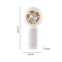Portable USB Charging Desk Fan for Students' Pockets, Mini Handheld Fan for Office and Outdoor Use. F72A