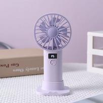 New Model Digital Handheld Small Fan, Desktop Portable Student Fan, Mobile Phone Stand, Outdoor Electric Fan N96SX