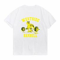 Westside Barbell Print Graphic TShirt Summer Casual Loose Top Tee Vintage Anime Clothes Funny Style ONeck Short Sleeve Tshirt S