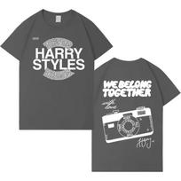 Singer Harry Styles Together Album Tour 2026 TShirt Unisexs Plus Size Casual Short Sleeve Crew Neck Tee Unisex Fashion Casual M