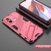 Shockproof Case For Xiaomi Redmi Note 9 10 11 12 13 Pro Plus 9S 10S 10C 11S 12C 12S 13C 13X 4G 5G Armor Holder Back Phone Cover Redmi Note 9 rožinė raudona spalva