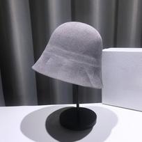 Foldable Beach Bucket Hat Wide Brim Floppy Hat Fashion Breathable Linen Sun Hats  Travel pilka