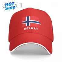 Unisex Sandwich Norway Flag Norse Baseball Cap Men Women Hip Hop Caps Snapback Golf Hat Fishing One Size