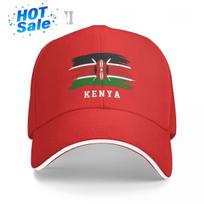 Unisex Sandwich Kenya Flag Kenyans Country Baseball Cap Men Women Hip Hop Caps Snapback Golf Hat Fishing One Size