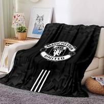 Manchester Crest Blankets Flannel Printed Breathable Warm Throw Blanket for Home Office Bedspreads 0708a4 75cmx90cm