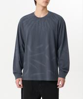 Musinsa Standard Bleach Relaxed Rib Cuff Long Sleeve T-Shirt [Dark Blue] Dark Blue/S