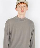 Ten Blade Layered Half Polo Neck - Grey Gray/M (Free)