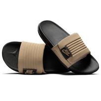 NIKE OFFCOURT Vyriškos šlepetės, Laisvalaikio avalynė DQ9624-004 40 chaki/juoda