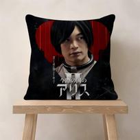 A-Alice In Borderland Cushion Cover Inches Farmhouse Decor Home Throw Pillow Covers For Couch Decorations 30x30cm