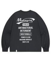 Maha Grid Detergent Logo Ls Tee Black(Mg2Efmt562A) Black/Xl