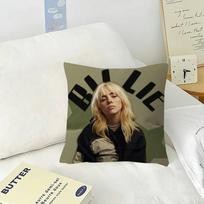 Singer Billie Eilish album  Pillow Gift Home Office Decoration Bedroom Sofa Car Cushion Cover case 45x45 30x30cm