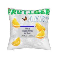 Frutiger Aero Square Pillow Cases  Cushion Cover Awesome Polyester Decorative Pillowcase for Bed 40x40cm 40x40cm