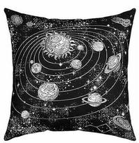 Sun Moon Pillowcase Sofa Bohemian exotic decorative pillow cover, linen square  45x45 pillow case 35x35cm