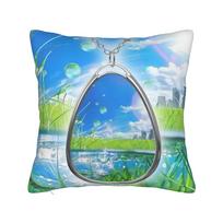 Japan Frutiger Aero Y2K Dreamcore Square Pillow Covers Polyester Sofa  Cushion Cover Funny Decor Pillow Cover 40*40 40x40cm