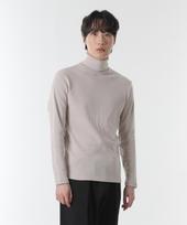 Code Iam Cotton Spandex True To Size Long Sleeve Turtleneck Tee Beige Beige/L