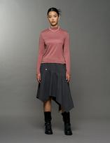 Joseon Basic Wool Half Turtleneck T-Shirt Dark Pink / Free