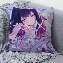 Genshin Impact Game Pillowcase Toon Gift Cushion Cover Bedroom Home Sofa Chair Seat Decor Pillow Case 30x30cm